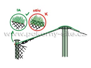 Bild von Volierennetz / Vogelnetz - PE 25/1,1 mm 